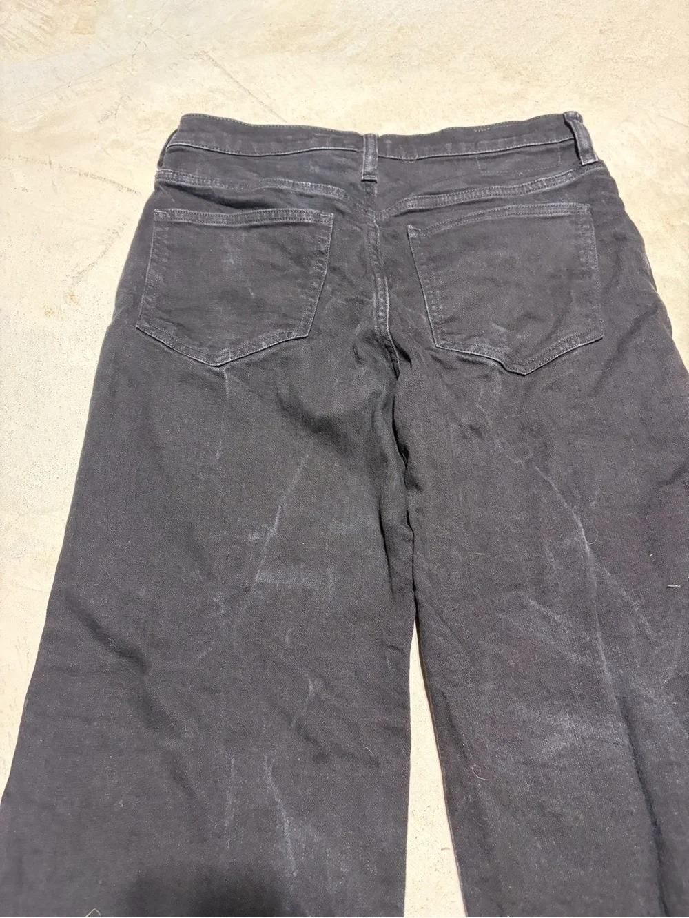 J. Crew re-96-blk ‘96 slim wide Black Jeans 28